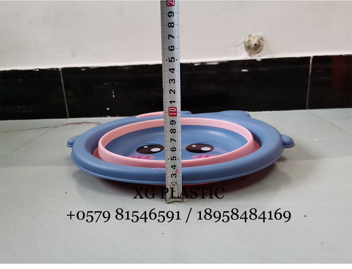 折叠脸盆时尚新款可爱卡通小脸盆洗脸盆洗脚盆洗屁屁盆宝宝小脸盆详情图7