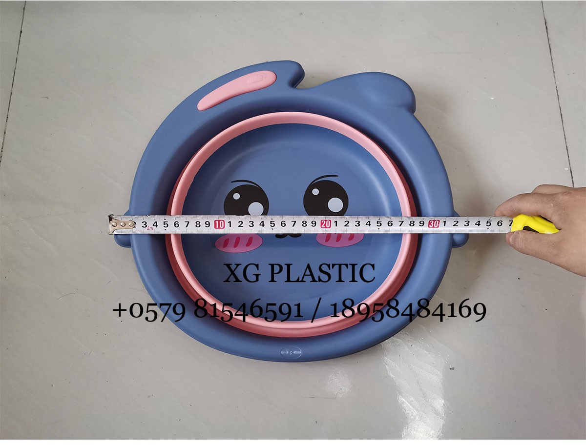 折叠脸盆时尚新款可爱卡通小脸盆洗脸盆洗脚盆洗屁屁盆宝宝小脸盆详情图5