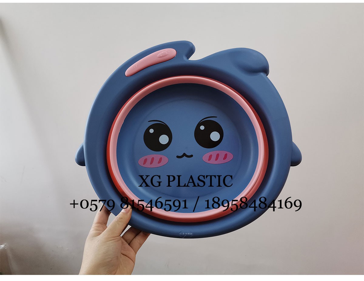 折叠脸盆时尚新款可爱卡通小脸盆洗脸盆洗脚盆洗屁屁盆宝宝小脸盆详情图3