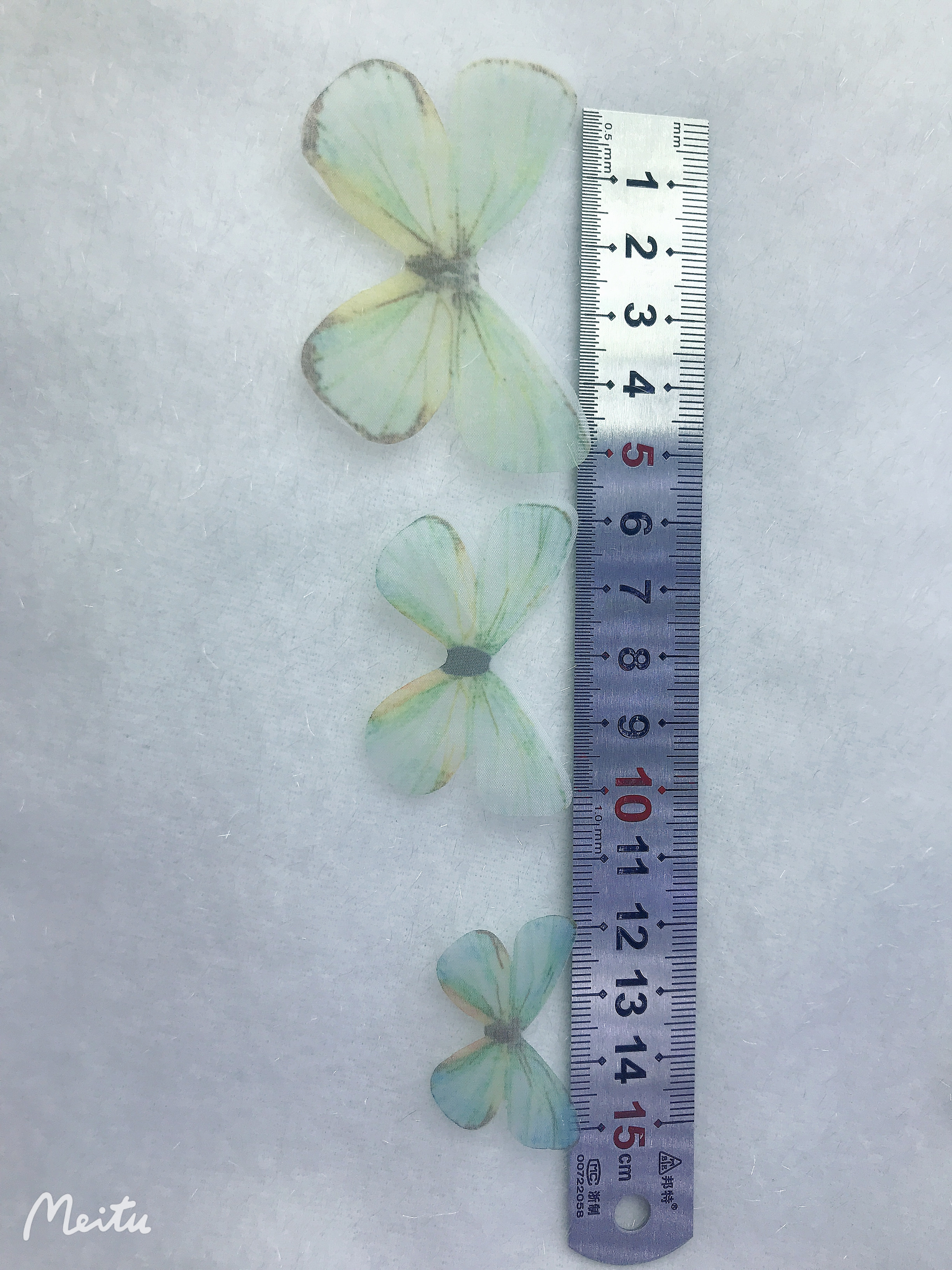 Purple Cherry Blossom Language Tulle Butterfly Hair clip Headwear accessory Classic ancient Chinese style undefined