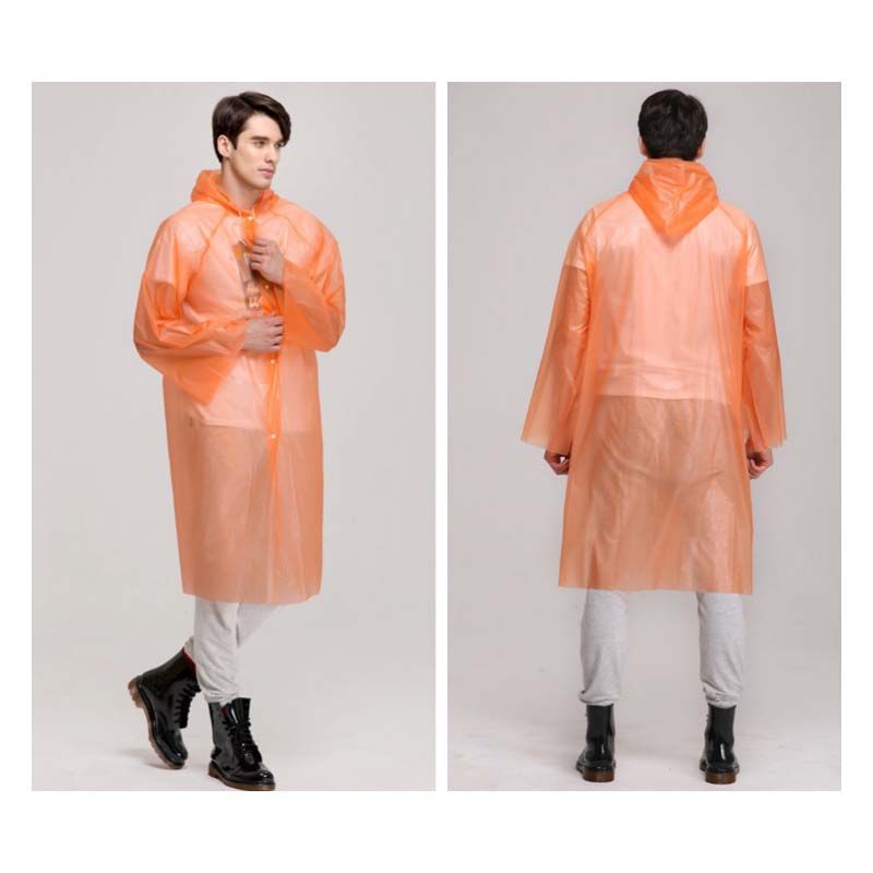 PEVA雨衣定制一次性雨衣加厚 透明雨衣成人均码 量大价格请咨询客服图