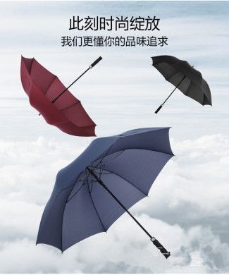 高尔夫伞定制logo30寸自动直杆超大雨伞广告伞礼品伞晴雨遮阳伞男  量大价格请咨询客服产品图