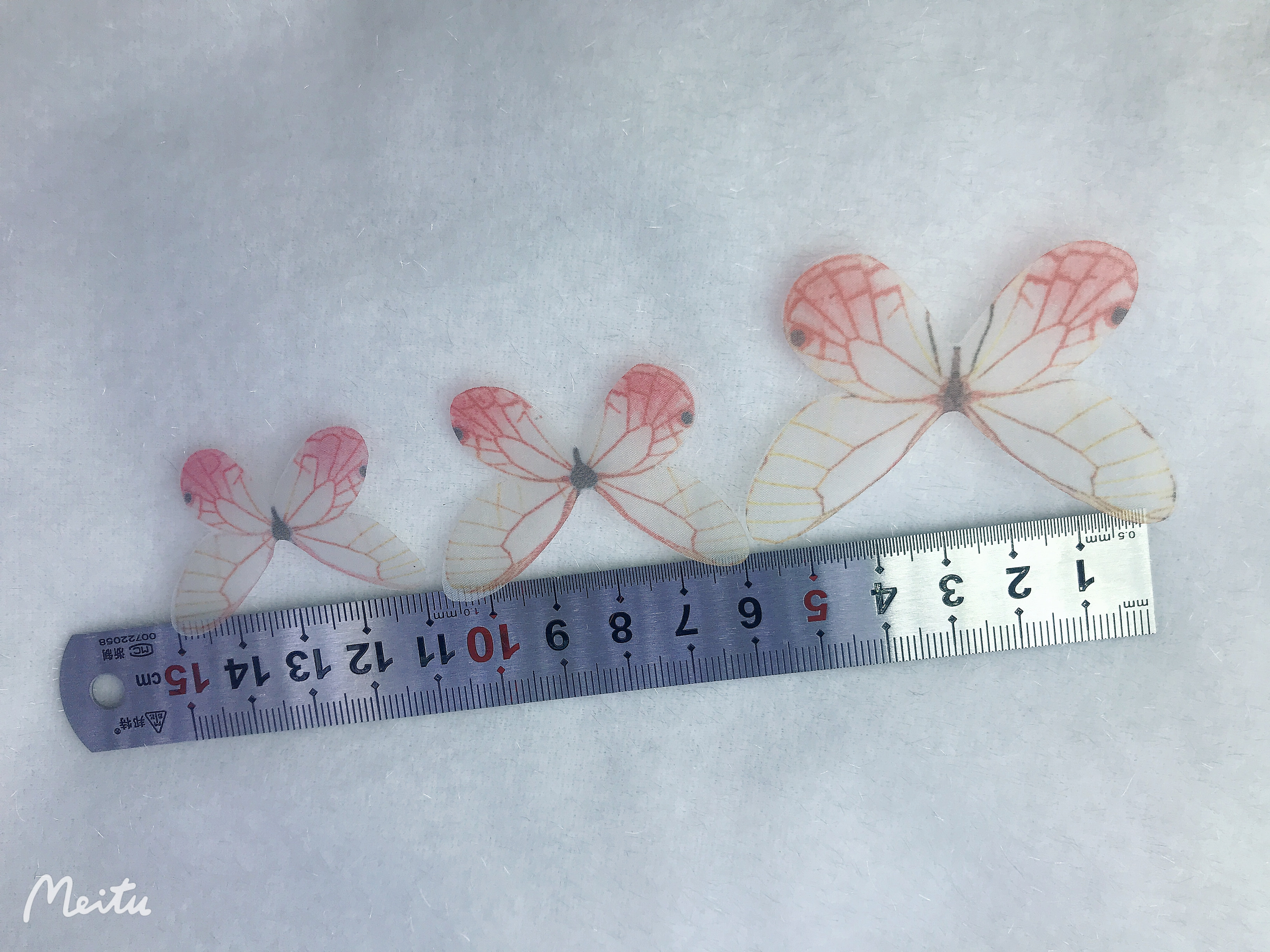 Purple Cherry Blossom Language Tulle Butterfly Hair clip Headwear accessory Classic ancient Chinese style Item Picture