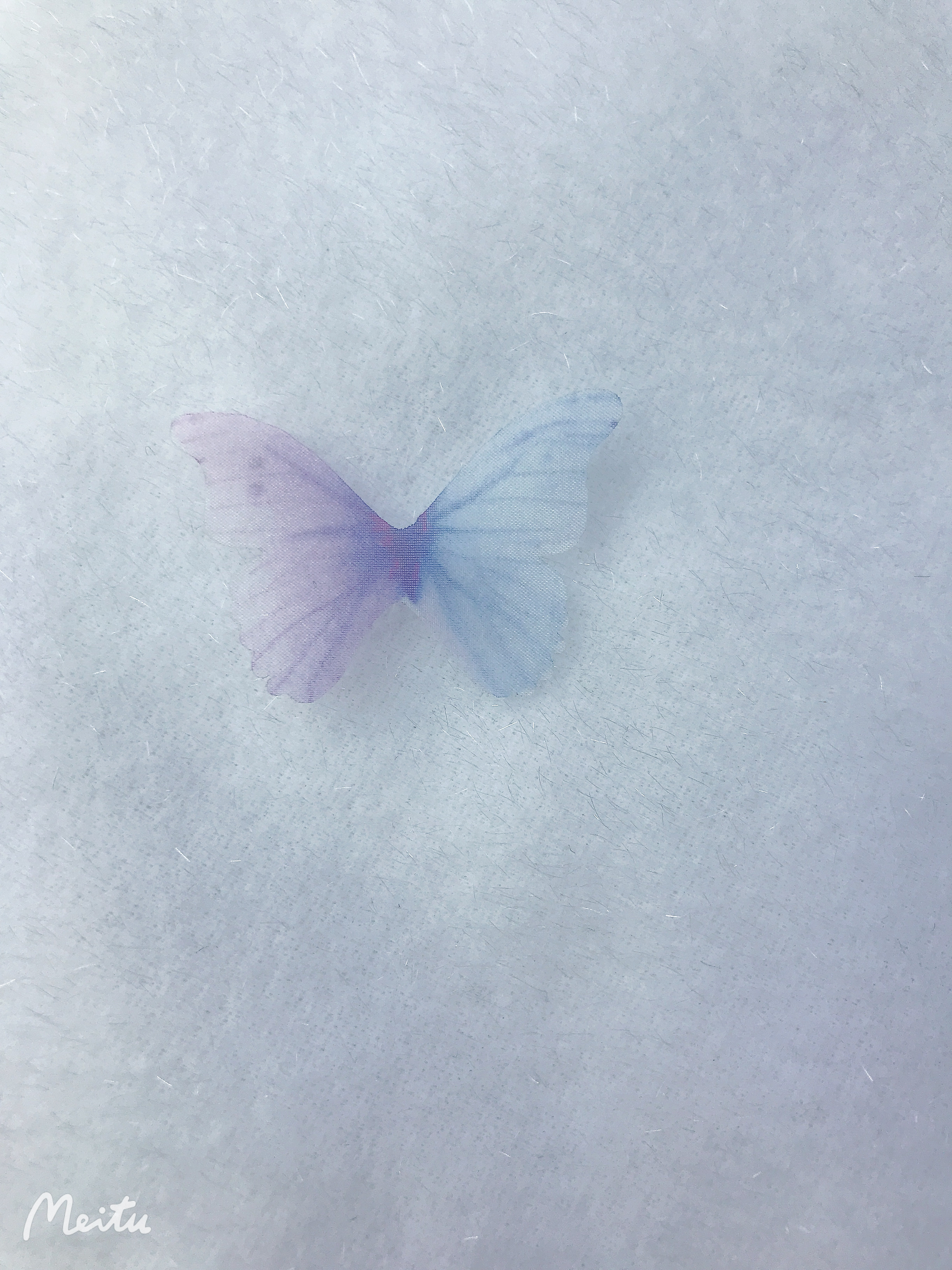 Purple Cherry Blossom Language Tulle Butterfly Hair clip Headwear accessory Classic ancient Chinese style undefined