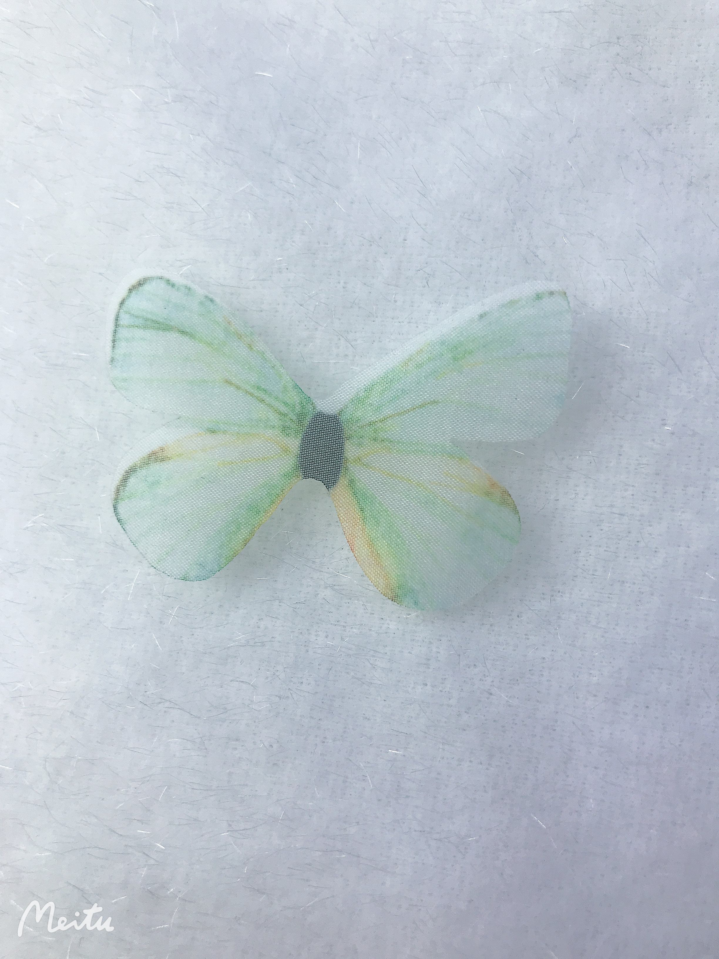 Purple Cherry Blossom Language Tulle Butterfly Hair clip Headwear accessory Classic ancient Chinese style undefined