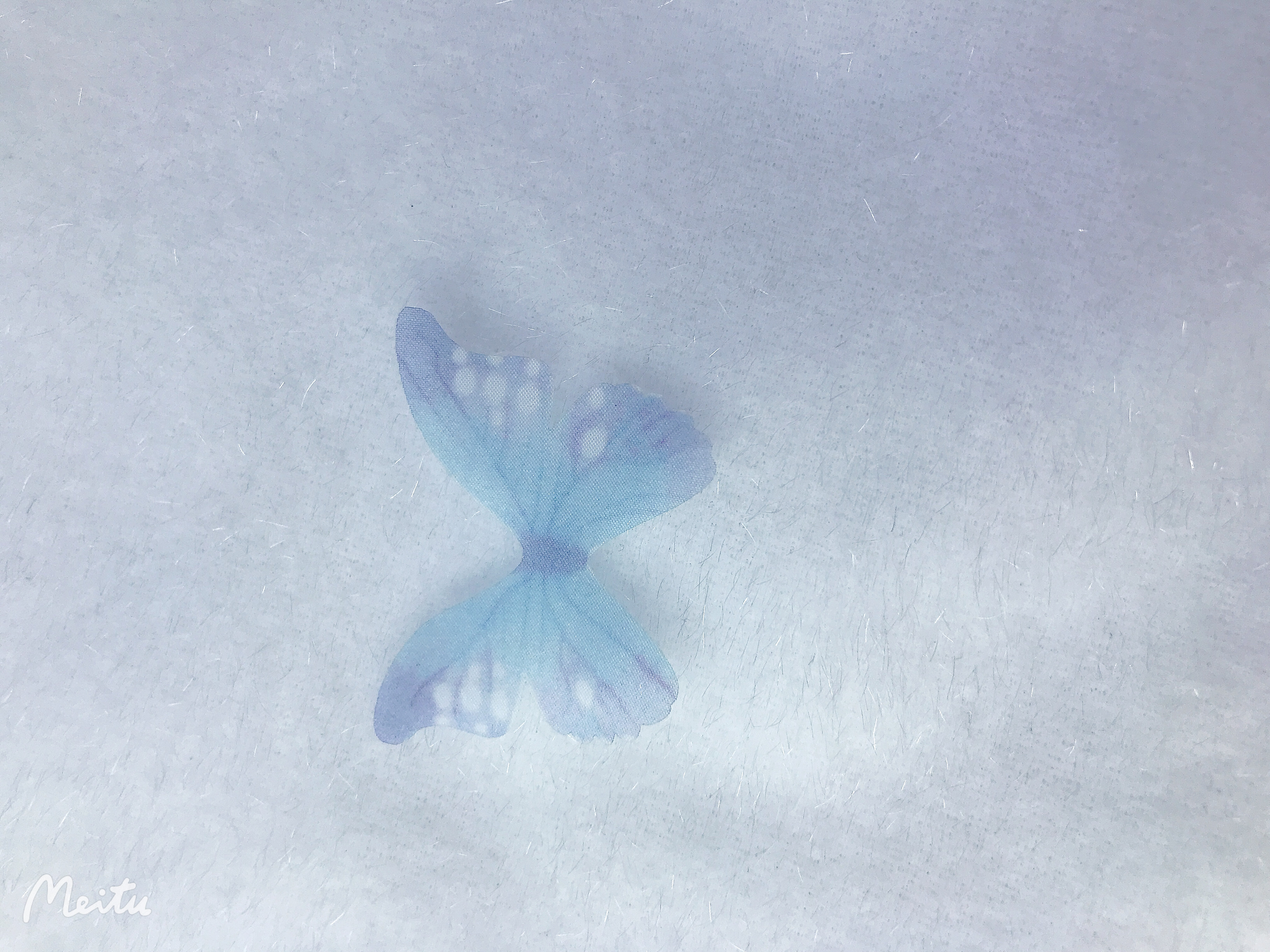 Purple Cherry Blossom Language Tulle Butterfly Hair clip Headwear accessory Classic ancient Chinese style undefined