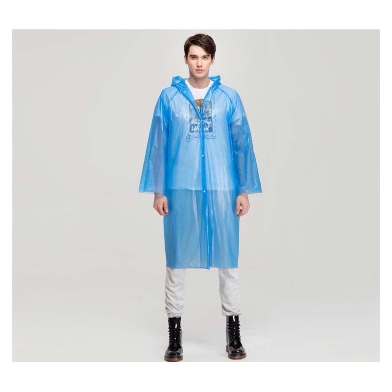 PEVA雨衣定制一次性雨衣加厚 透明雨衣成人均码 量大价格请咨询客服详情图2
