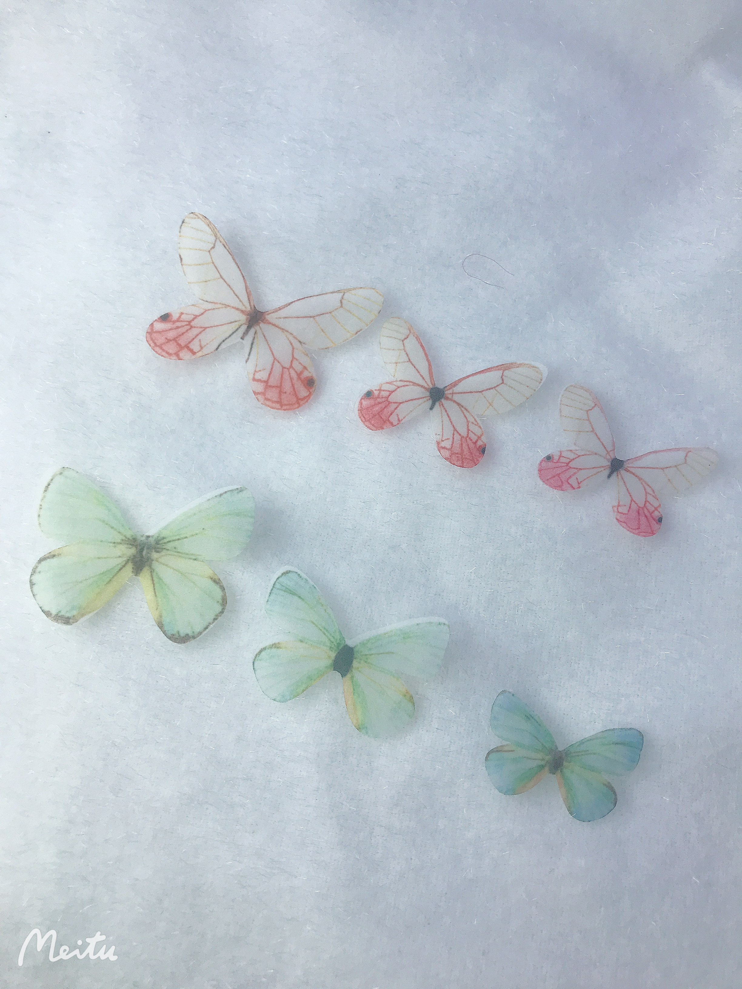 Purple Cherry Blossom Language Tulle Butterfly Hair clip Headwear accessory Classic ancient Chinese style Application Scenario