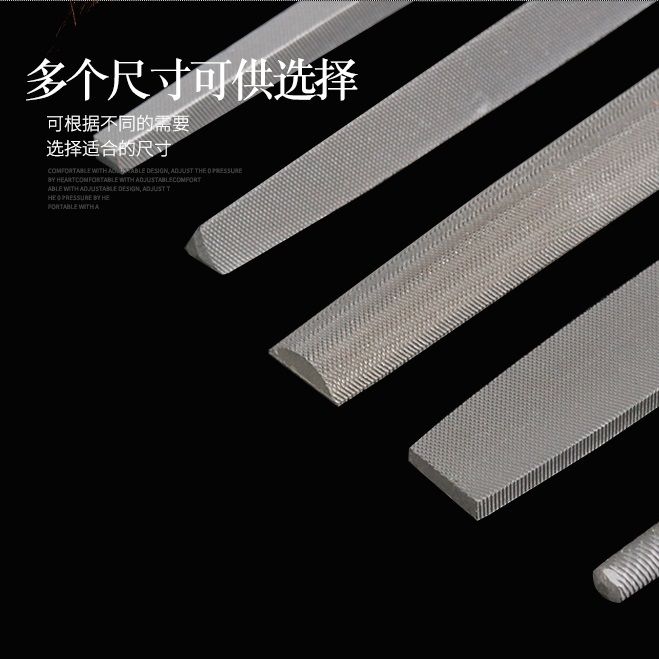 File steel file manufacturer direct sales 5-piece file sets, high carbon steel flat round files 6-inch, 8-inch, 10-inch, 12-inch. For large quantities and prices, please consult customer service details Picture