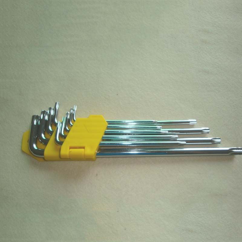 The 9PC star Allen wrench is of superior quality and suitable for large-scale maintenance of machines, lathes and other mechanical equipment. For prices, please consult customer service
