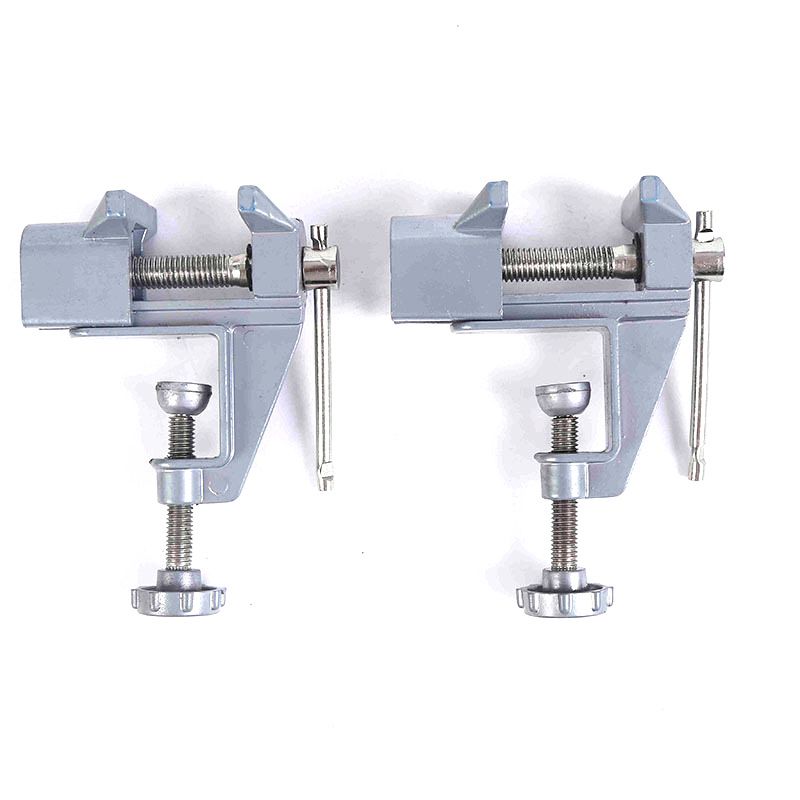 便携迷你桌钳 铝合金台虎钳台钳 小钳夹具 手动DIY工具  量大价格请咨询客服产品图