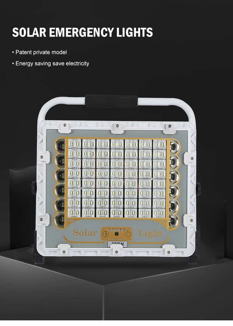 LED太阳能手提灯400W太阳能投光灯应急手提灯工作灯详情图1
