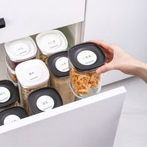 密封罐食品级塑料透明豆子粮食储物罐子厨房五谷杂粮收纳盒（小号）