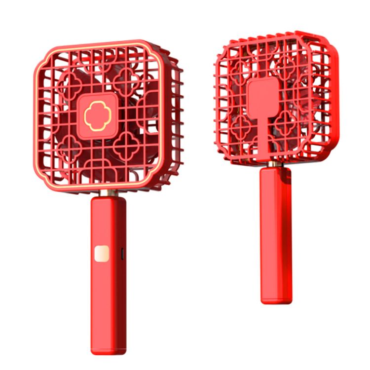 Hand-held small fan Creative new retro palace fan USB charging small fan mini outdoor fan