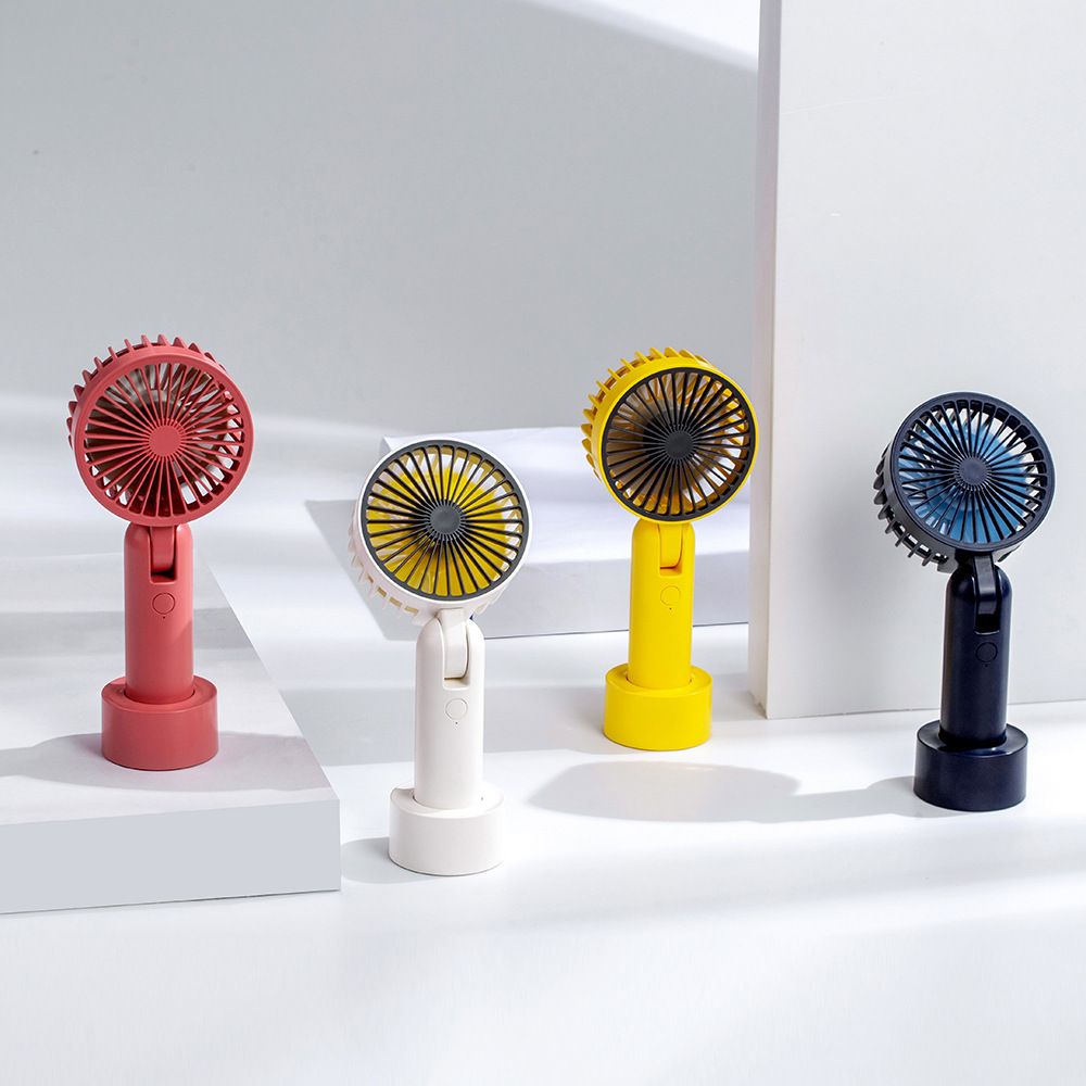 2021 New Handheld Adjustable fan USB Large Wind Office Bedroom learning desktop Mini handheld fan