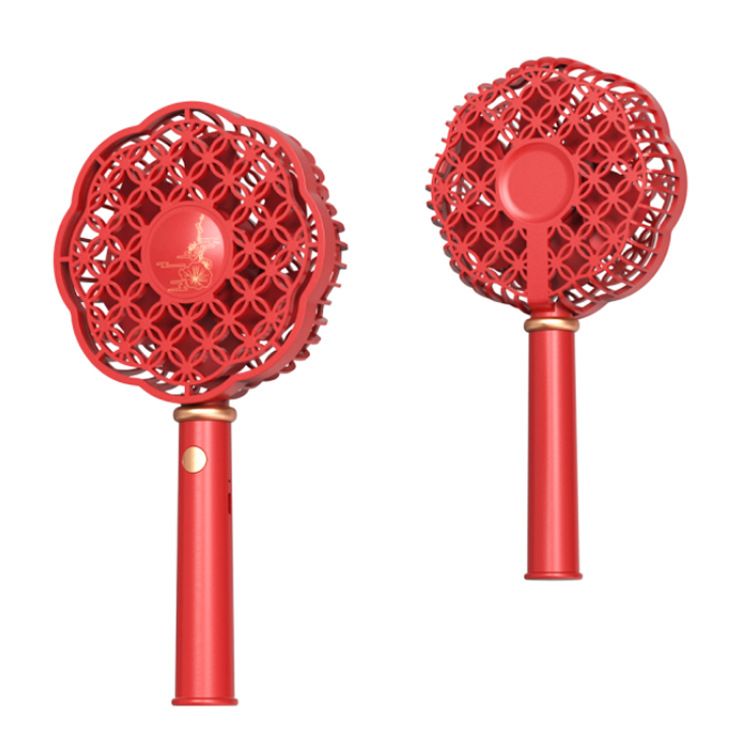 Hand-held small fan 2021 New retro Palace fan USB charging small fan