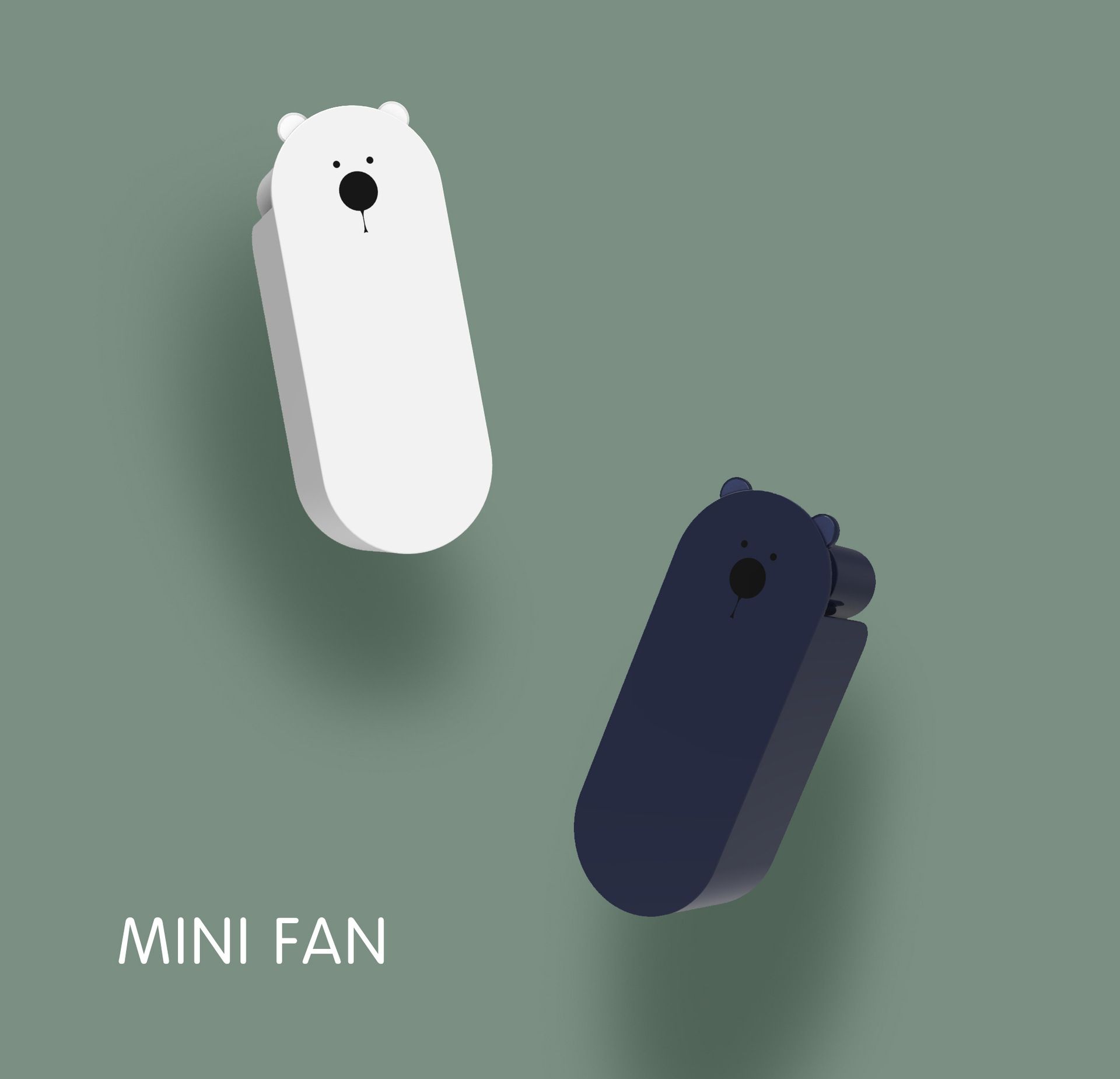 Usb Charging Convenient folding air cooler Mini Dual head air cooler
