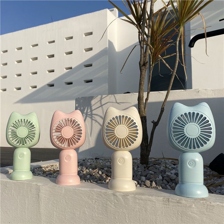 2021 New Mini Hand-held Fan Portable USB Small Fan Rechargeable Desktop hand-held fan Student gift