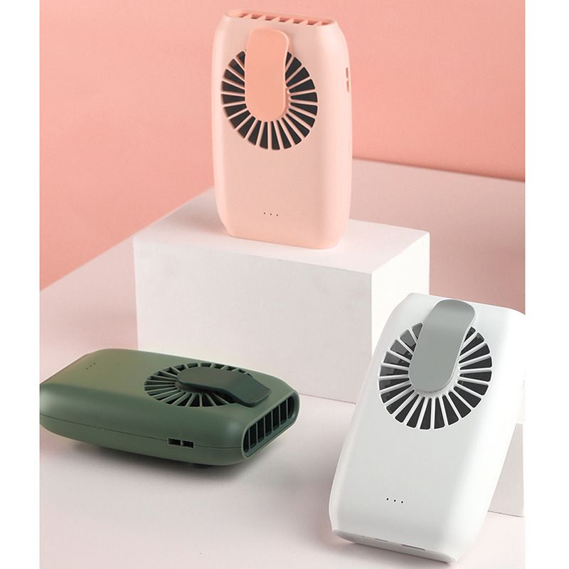 2021 New USB fan Desktop Mini fan Outdoor sports portable waist-hanging fan