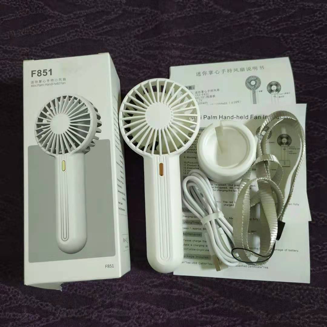 2021 New Lazy Leafless neck USB Mini fan with extra long battery life