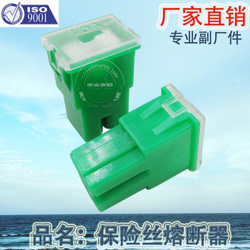 厂家直销 适用于短脚内插环保汽车保险丝熔断器40A车用保险盒