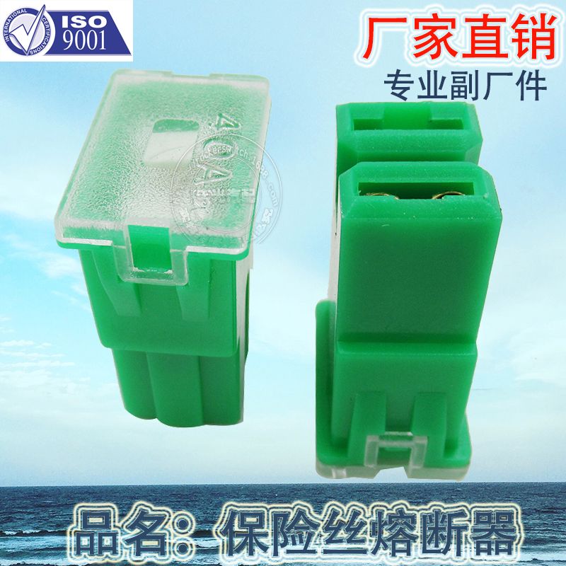 汽车保险片/车用保险丝/低压熔断器白底实物图