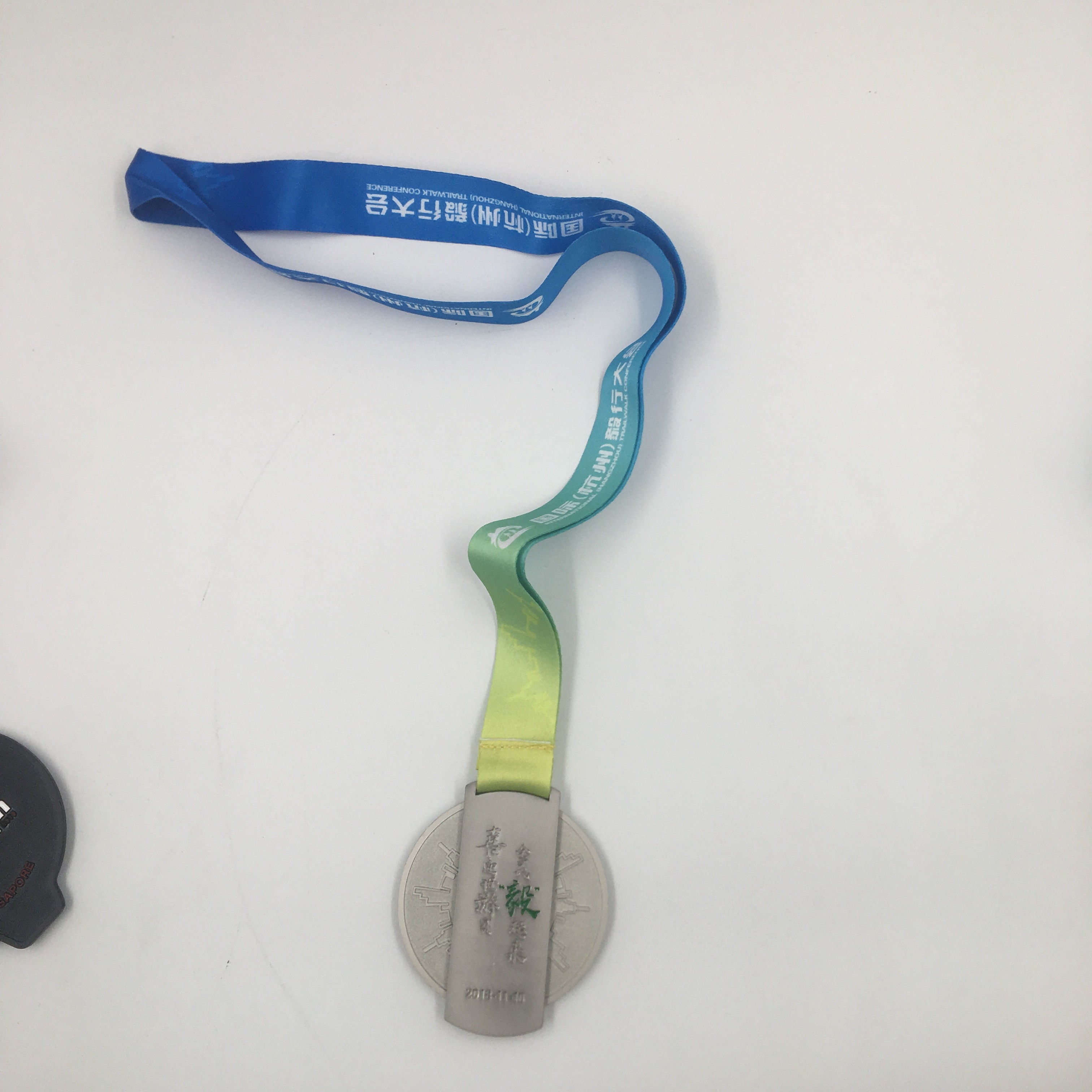 通用奖牌定制锌合金金属旋转奖牌定制跆拳道跑步运动奖牌定做详情图3