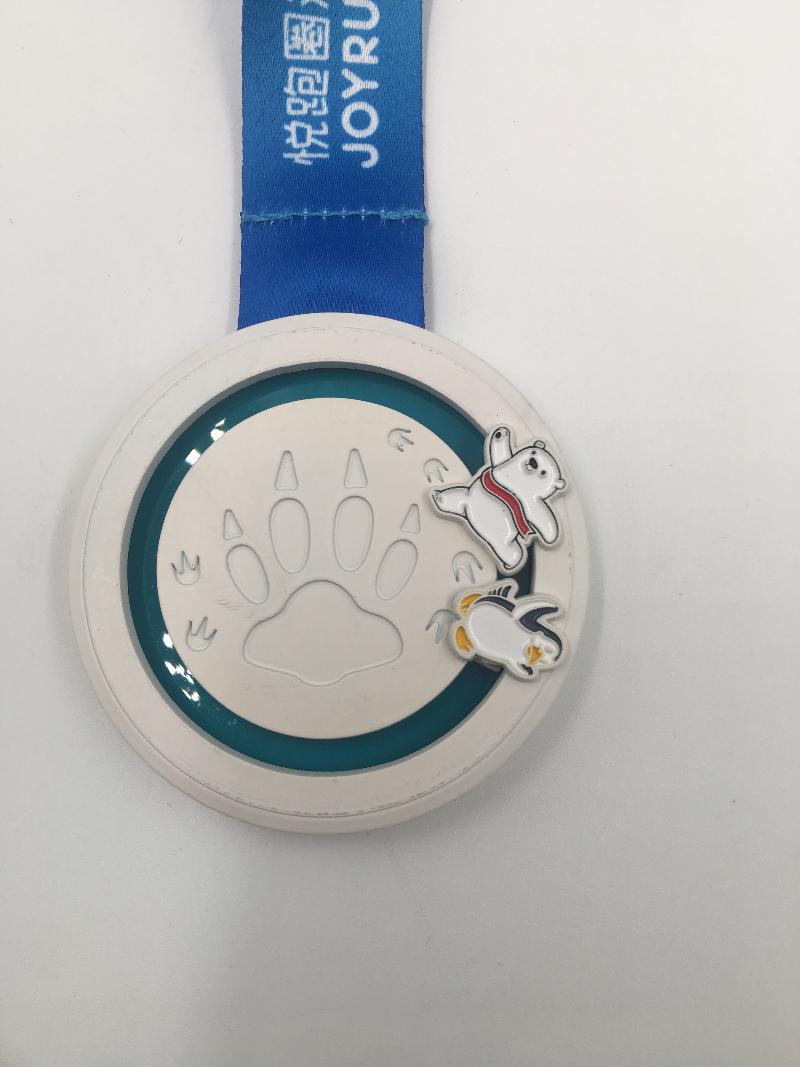 厂家定做比赛奖牌 跆拳道锌合金金属彩带奖牌运动会奖章加工定制详情图2