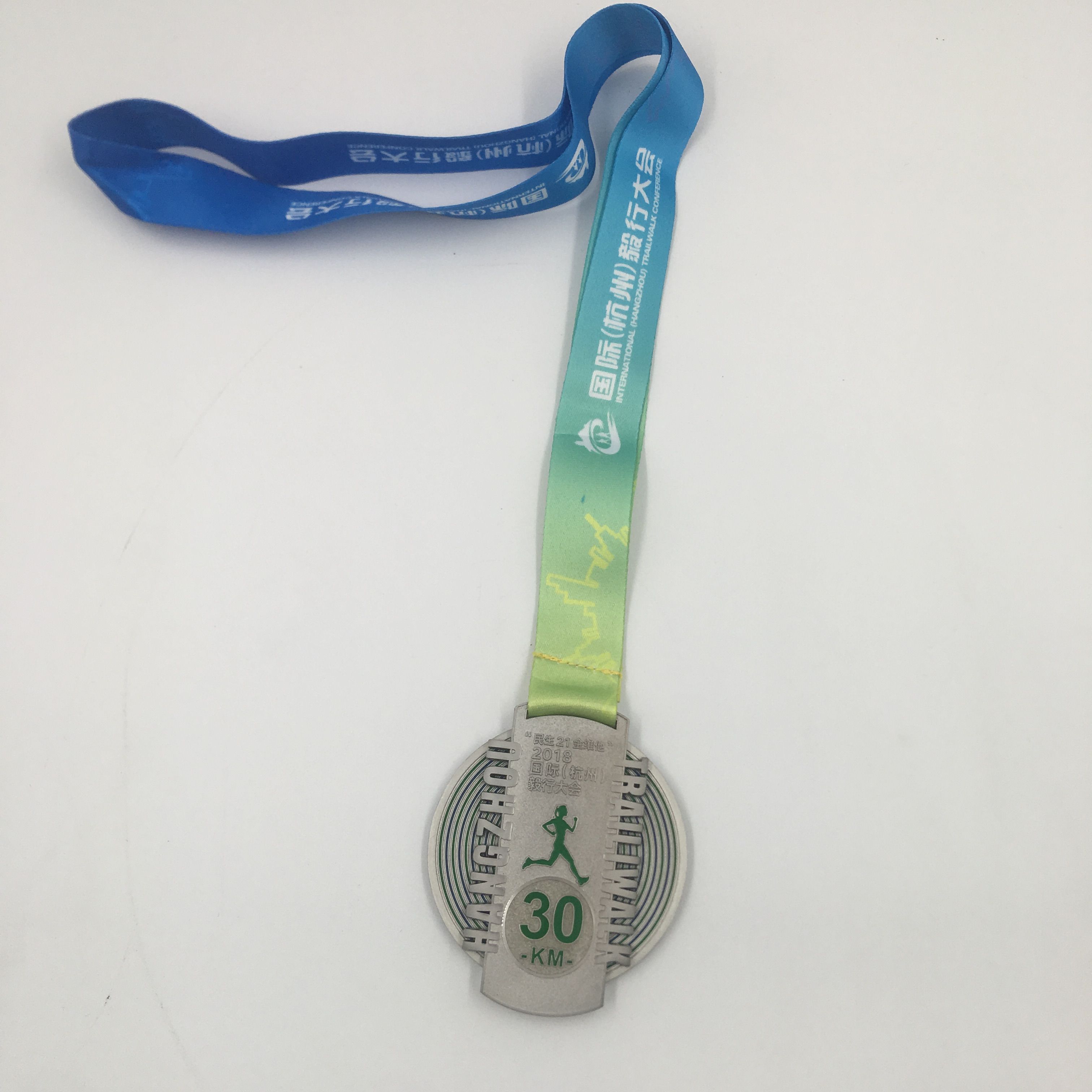 通用奖牌定制锌合金金属旋转奖牌定制跆拳道跑步运动奖牌定做