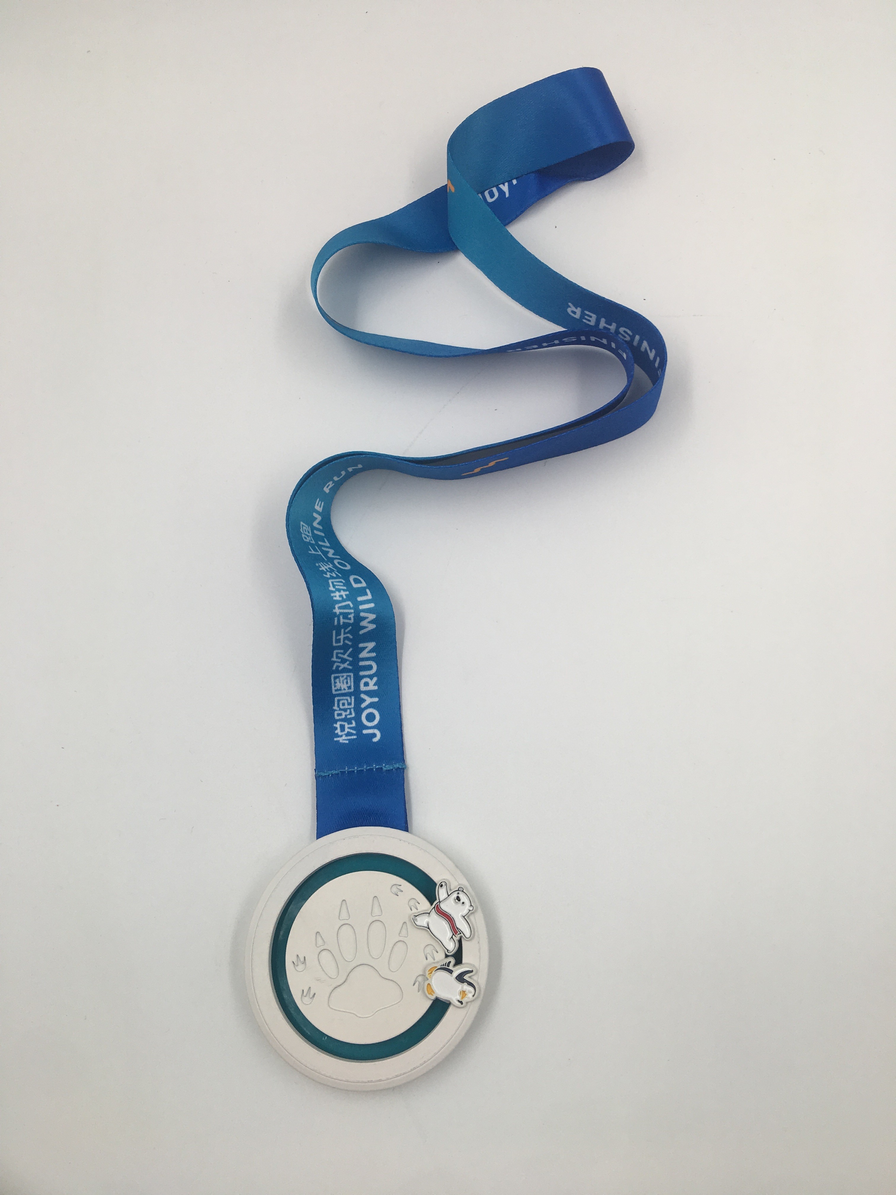 厂家定做比赛奖牌 跆拳道锌合金金属彩带奖牌运动会奖章加工定制详情图1