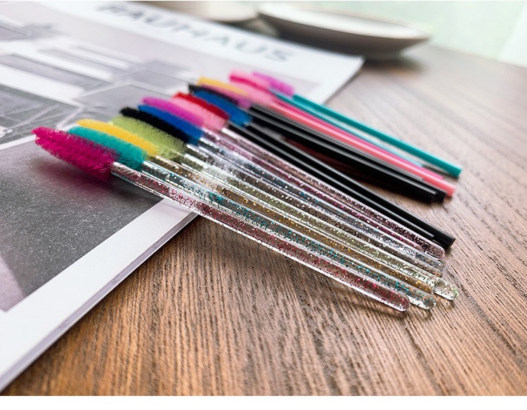 睫毛梳嫁接睫毛刷一次性眼睫刷工具眉刷化妆刷螺旋刷子睫毛卷单支详情图10