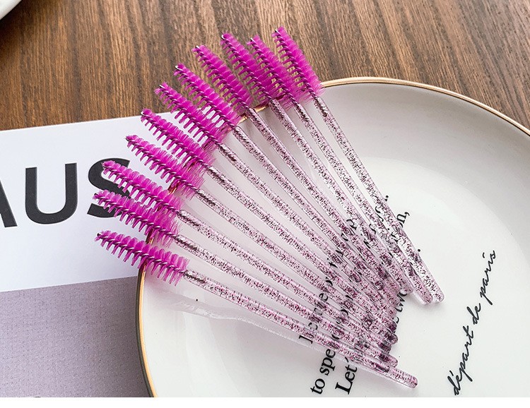 睫毛梳嫁接睫毛刷一次性眼睫刷工具眉刷化妆刷螺旋刷子睫毛卷单支详情图5