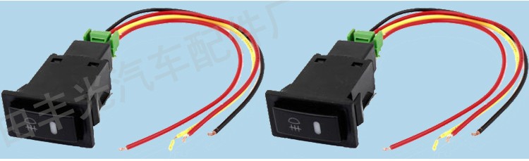 厂家直销 适用于丰田翘板开关老款凯美瑞驾驶室用雾灯开关3插脚详情5