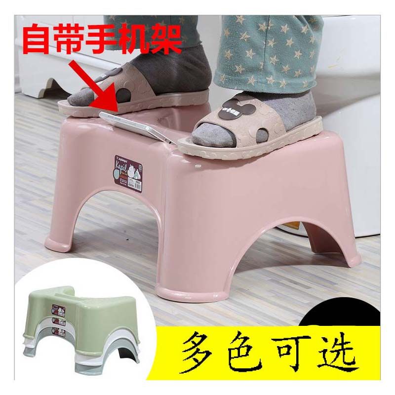【蹲坑神凳】马桶垫脚凳塑料儿童马桶凳手机架Squatty potty蹲凳  量大价格请咨询客服