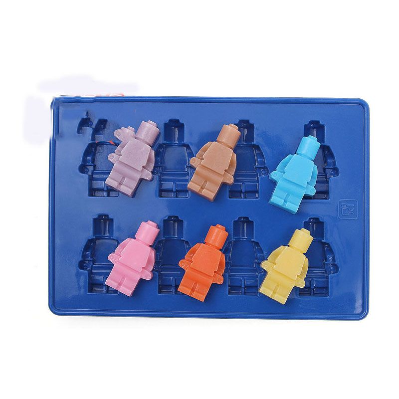 8连 乐高机器人硅胶冰格 星际大战冰格 机器人冰模 制冰器 LEGO  量大价格请咨询客服细节图