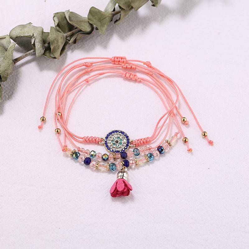 欧美波西米亚风新款手串手饰套装民族风创意米珠流苏合金手链手绳详情5