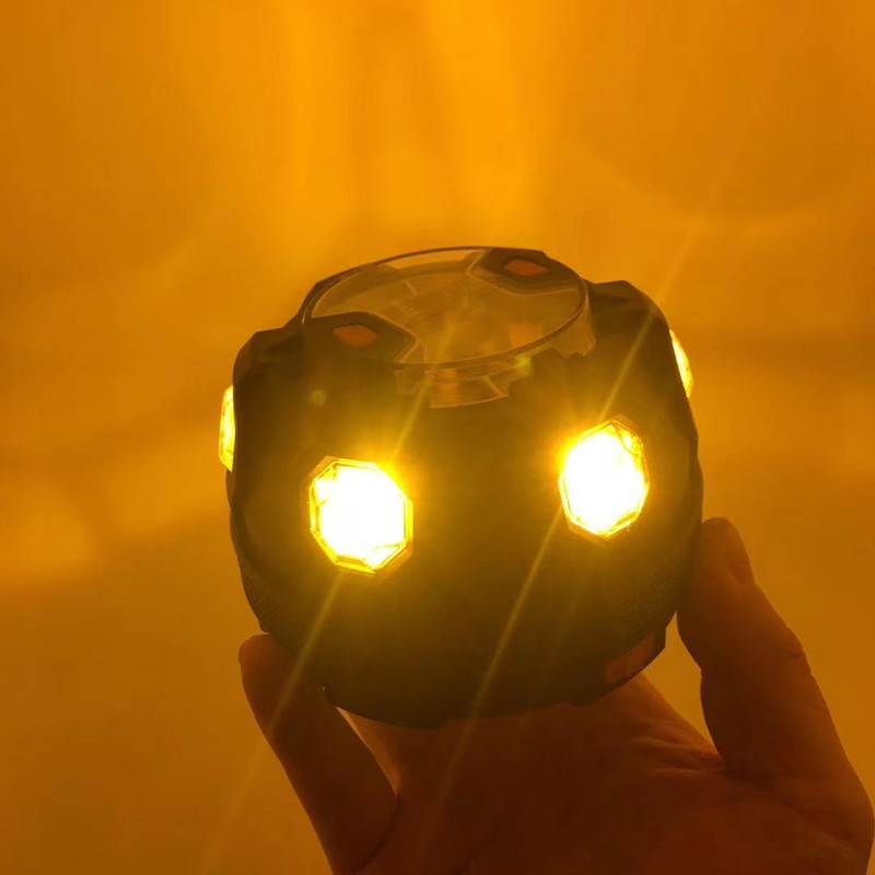New LED multi-functional safety warning light, car emergency light, magnetic flash light, European work light detail image 8