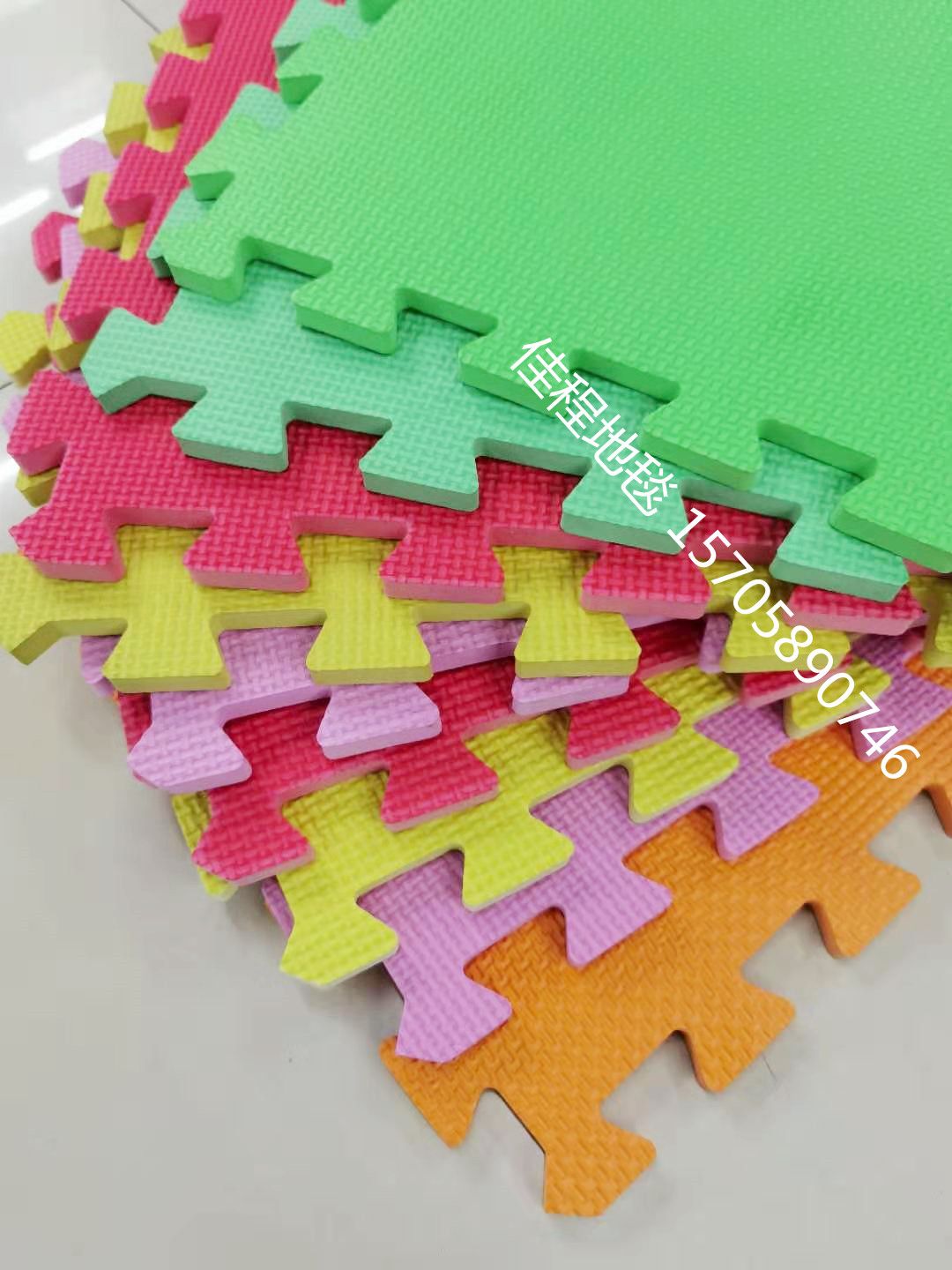 1.0cm thick eco-friendly EVA solid color puzzle floor mat, solid color mat, single color EVA mat, children's puzzle floor mat Application Scenario