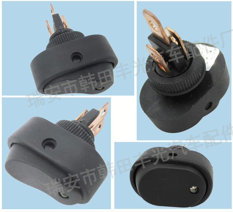 Factory direct sales of 12V car lift switch, LED cat's eye light switch, ON-OFF boat switch ASW-20D detail image 5