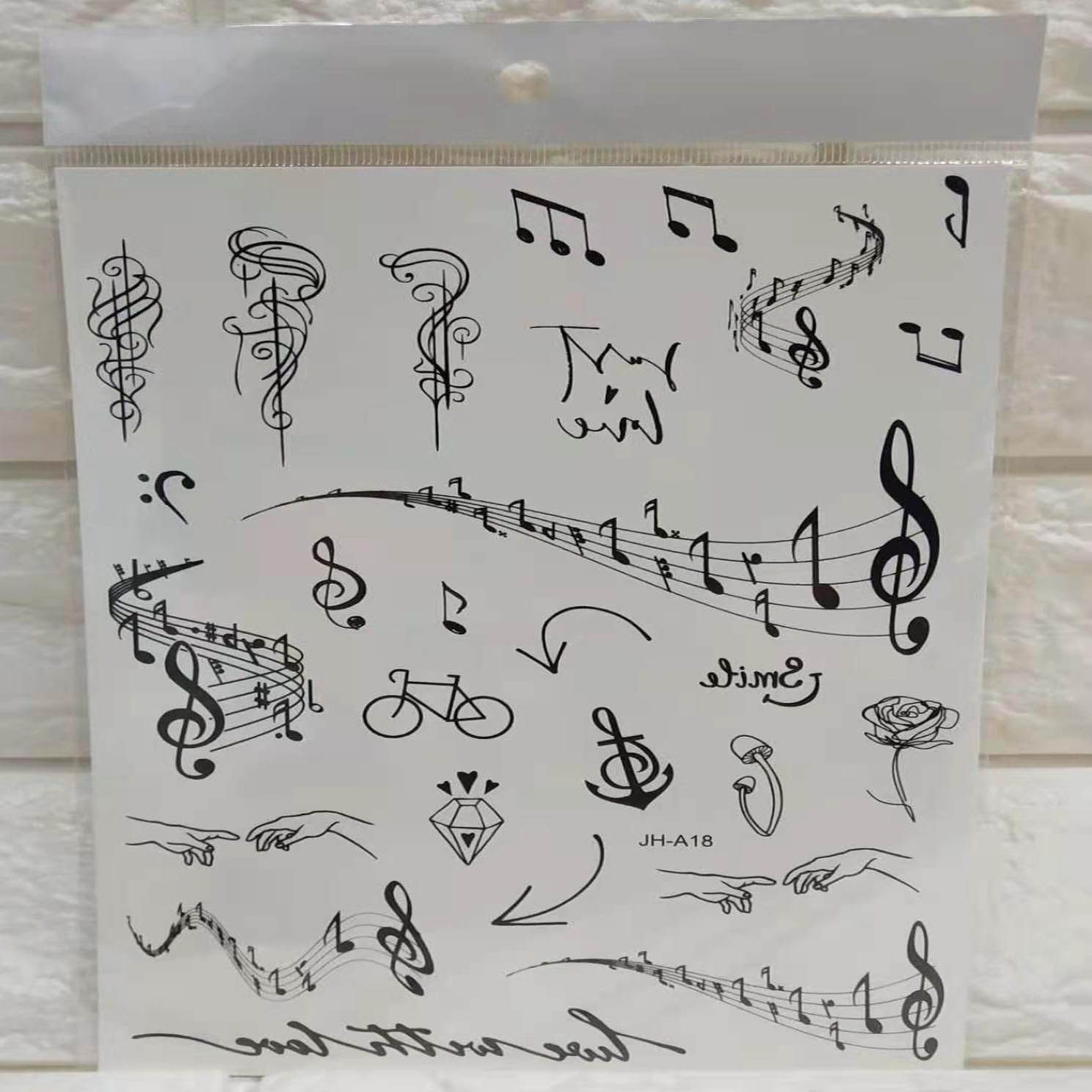 JH-A纹身贴身体贴转移贴DIY贴细节图