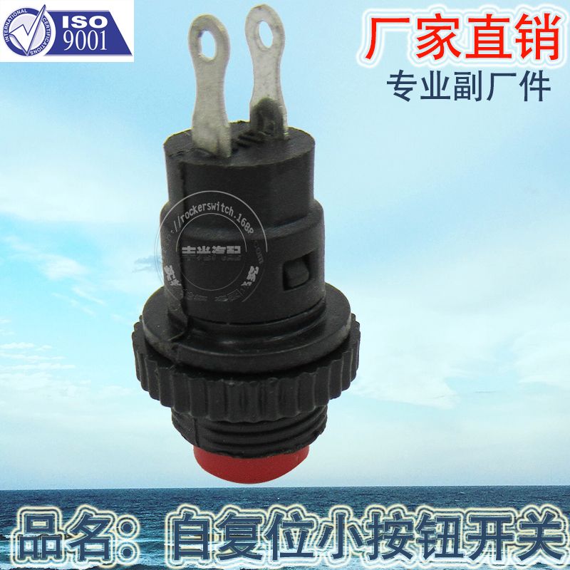 Factory direct sales of small plastic housing push-button switch self-resetting small push-button switch 1.5A 250VAC DS-316