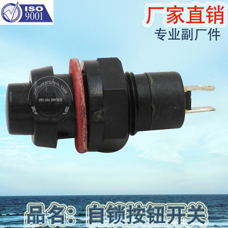 Auto 2-pin ON-OFF self-locking small switch with locking power switch self-locking button switch DS-211