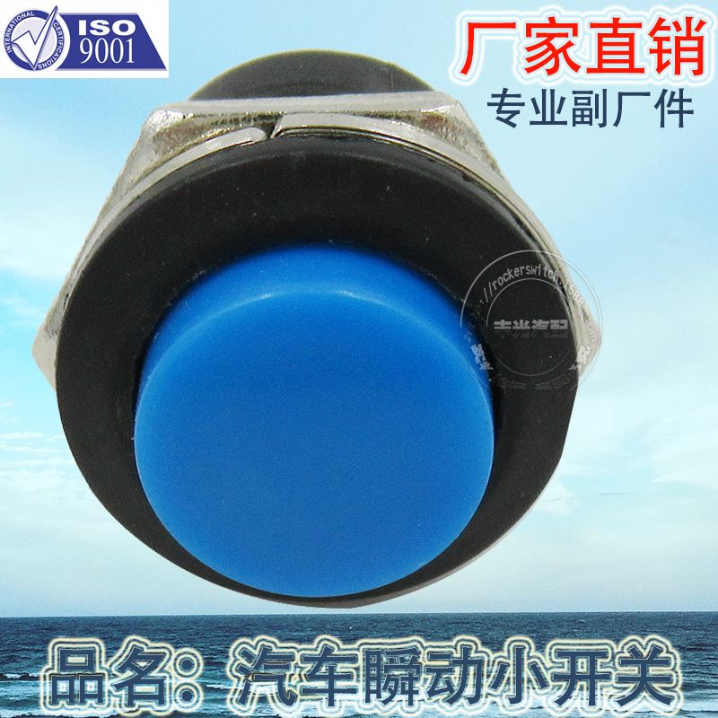 Factory direct sales 16MM small switch, bus point button, instant small switch 3A 250VAC, lockless R13-507 Item Picture