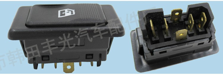 Factory direct sales, suitable for Volkswagen car window lifter switches, golf glass door electronic control buttons GC-A6-6148 detail image 4