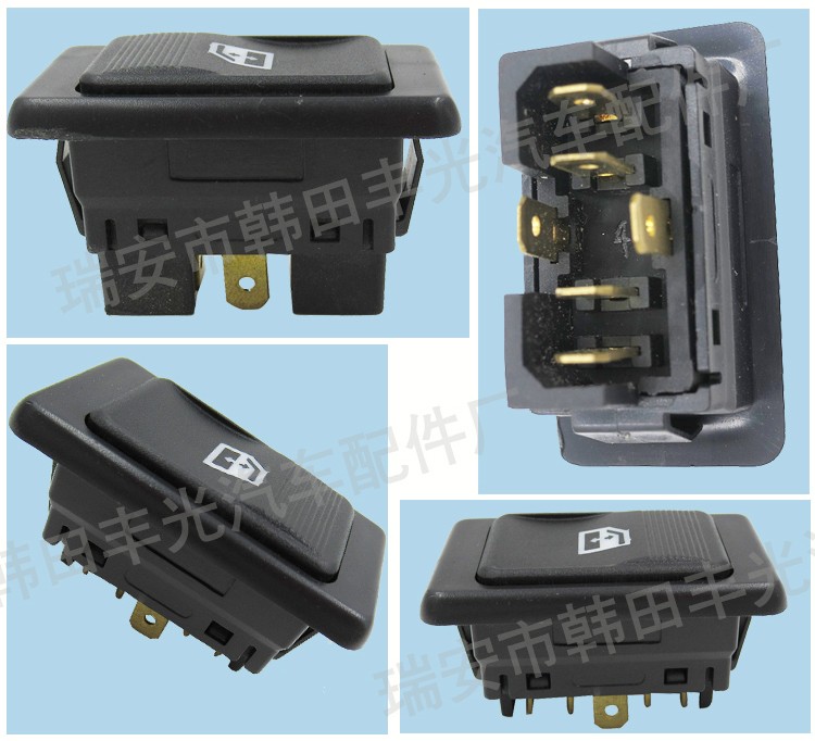 Factory direct sales, suitable for Volkswagen car window lifter switches, golf glass door electronic control buttons GC-A6-6148 detail image 5