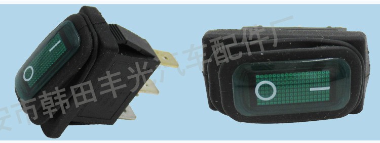 厂家直销 电煮锅开关防水型电热锅开关单刀双掷不带灯翘板开关KCD3-101NW KCD3-101N-W详情6