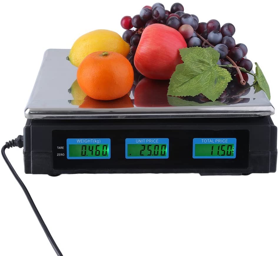 卖菜电子秤40kg电子计价秤商用电子桌秤水果秤台秤英文详情图3