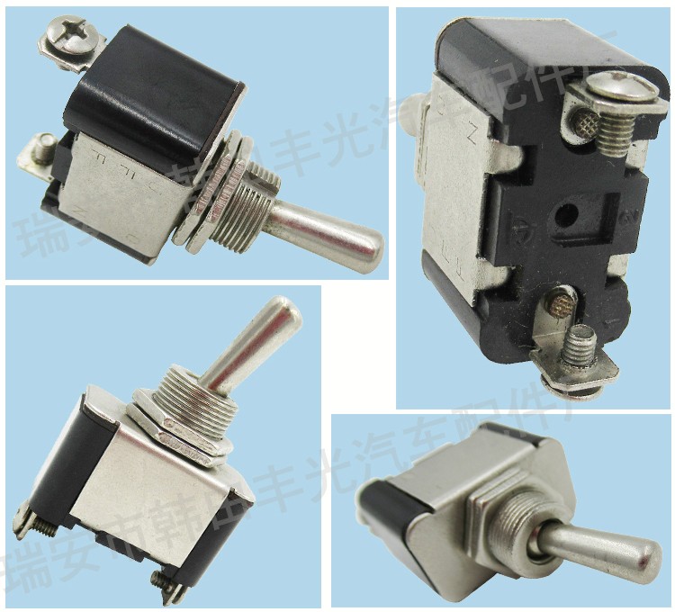 Factory direct sales of car instrument lights without lights, one-way toggle switch, toggle switch, 2 sockets, 2 positions, 1 on, 1 off, KN3A-101 detail image 5