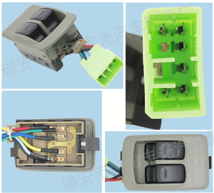 厂家直销 适用于起亚Prontier玻璃升降器开关邦戈卡斯登汽车按钮OK75-66-350详情图5