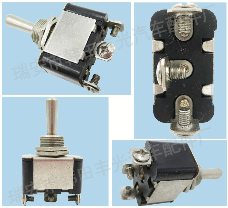 Factory direct sales: 3-plug 3-position instrument light switch, toggle switch, two-side through switch KN3A-102 detail image 5